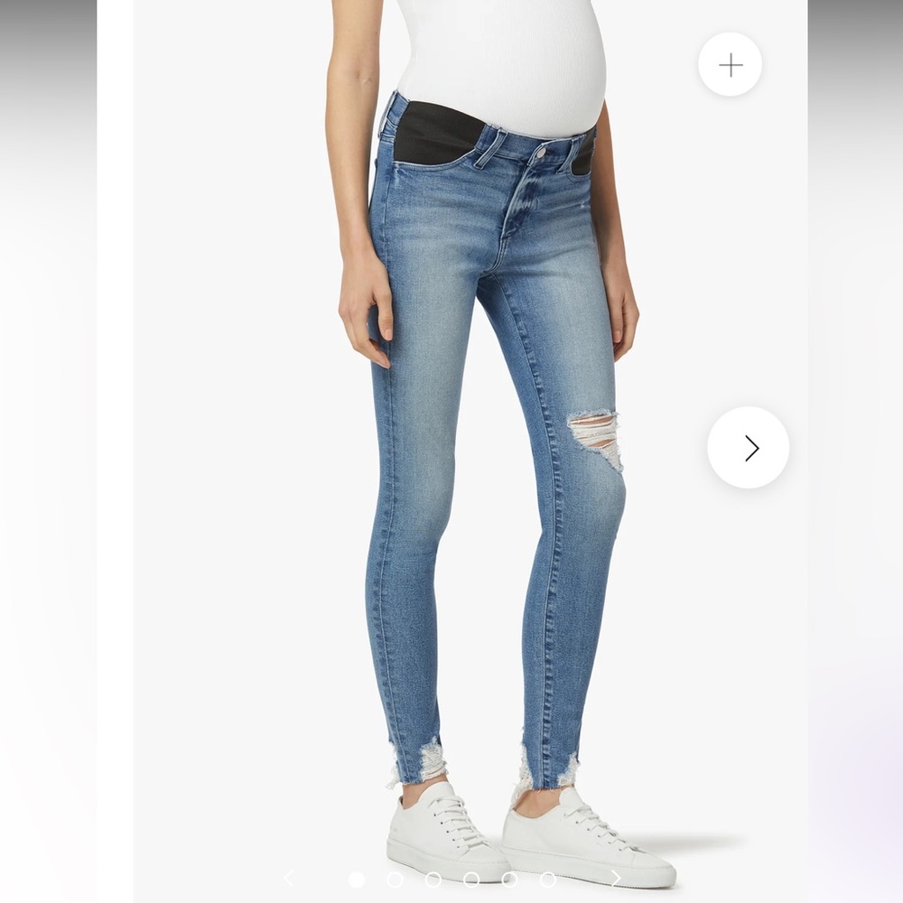 Joe's Jeans The Icon Maternity Skinny Jeans with Distressed Details